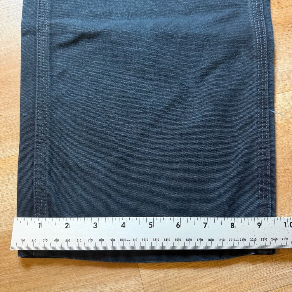 Vintage Carhartt B01 Pants Mens 34x31 Faded Black Double Knee Canvas Dungaree - Picture 11 of 12